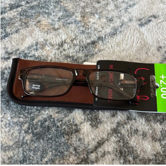 NWT Wink by ICU Eyewear Highland Brown Reading Glasses + 2.00 - Picture 1 of 4